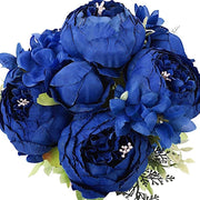 2 Bushes 19" Silk Artificial Peony Flowers bouquets