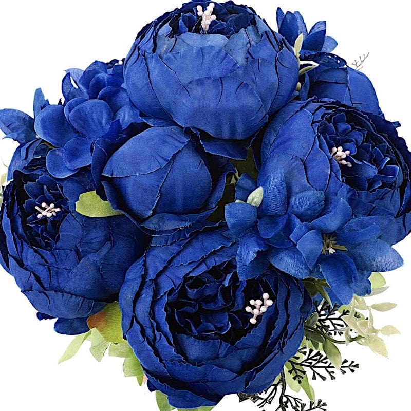 2 Bushes 19" Silk Artificial Peony Flowers bouquets