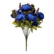 2 Bushes 19" Silk Artificial Peony Flowers bouquets