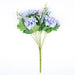 2 Bushes 19" tall Silk Artificial Dahlia Flowers ARTI_BOUQ_DAH01_086