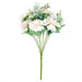 2 Bushes 19" tall Silk Artificial Dahlia Flowers ARTI_BOUQ_DAH01_IVR