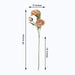 2 Bushes 29" Long Stem Silk Artificial Peony Flowers Sprays
