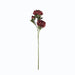 2 Bushes 29" Long Stem Silk Artificial Peony Flowers Sprays ARTI_BOUQ_PEO10_BURG