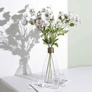 2 Bushes 33" Long Stem Silk Artificial Poppy Flower Sprays