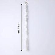 2 Cotton Ropes Macrame Indoor Pot Holders Planter Hanger - Ivory PLNT_HANG_COT_001_WHT