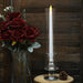 2 Crystal Glass Wedding Party Centerpieces Candle Holders - Clear