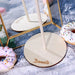 2 Donut Display Stands Wooden Dessert Holder - Natural CAKE_STND_DNT03_NAT