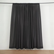 2 Drapery Panels 8 ft Polyester Backdrop Curtains with Rod Pockets
