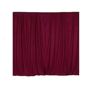 2 Drapery Panels 8 ft Polyester Backdrop Curtains with Rod Pockets
