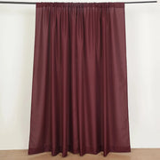 2 Drapery Panels 8 ft Polyester Backdrop Curtains with Rod Pockets