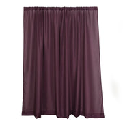 2 Drapery Panels 8 ft Polyester Backdrop Curtains with Rod Pockets