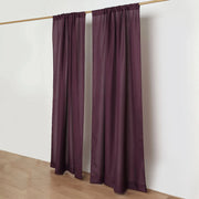 2 Drapery Panels 8 ft Polyester Backdrop Curtains with Rod Pockets