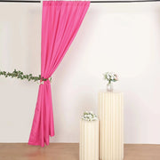 2 Drapery Panels 8 ft Polyester Backdrop Curtains with Rod Pockets