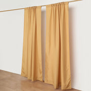 2 Drapery Panels 8 ft Polyester Backdrop Curtains with Rod Pockets