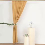 2 Drapery Panels 8 ft Polyester Backdrop Curtains with Rod Pockets