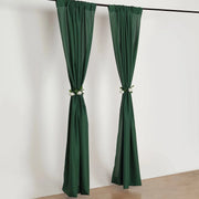 2 Drapery Panels 8 ft Polyester Backdrop Curtains with Rod Pockets
