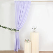 2 Drapery Panels 8 ft Polyester Backdrop Curtains with Rod Pockets
