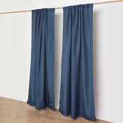 2 Drapery Panels 8 ft Polyester Backdrop Curtains with Rod Pockets