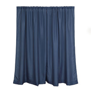 2 Drapery Panels 8 ft Polyester Backdrop Curtains with Rod Pockets
