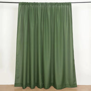 2 Drapery Panels 8 ft Polyester Backdrop Curtains with Rod Pockets