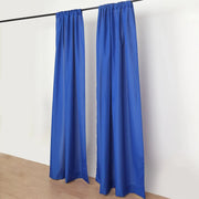 2 Drapery Panels 8 ft Polyester Backdrop Curtains with Rod Pockets