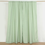 2 Drapery Panels 8 ft Polyester Backdrop Curtains with Rod Pockets