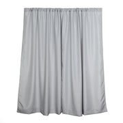 2 Drapery Panels 8 ft Polyester Backdrop Curtains with Rod Pockets