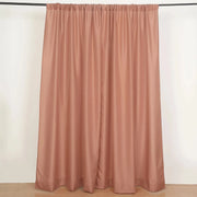 2 Drapery Panels 8 ft Polyester Backdrop Curtains with Rod Pockets