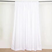 2 Drapery Panels 8 ft Polyester Backdrop Curtains with Rod Pockets