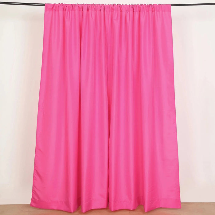 2 Drapery Panels 8 ft Polyester Backdrop Curtains with Rod Pockets ...