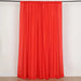 2 Drapery Panels 8 ft Polyester Backdrop Curtains with Rod Pockets CUR_PANPOLY_5X8_RED