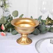 2 Metal 4" Wine Goblet Style Mini Compote Vases Flower Pots - Gold VASE_PB004_6_GOLD
