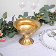 2 Metal 4" Wine Goblet Style Mini Compote Vases Flower Pots - Gold VASE_PB004_6_GOLD