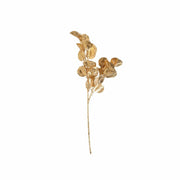 2 Metallic 27" Artificial Eucalyptus Leaf Branches Faux Foliage Stems - Gold ARTI_METLIC11_GOLD