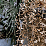 2 Metallic 41" Artificial Ivy Leaf Garlands Faux Foliage Vines - Gold ARTI_METLIC10_GOLD