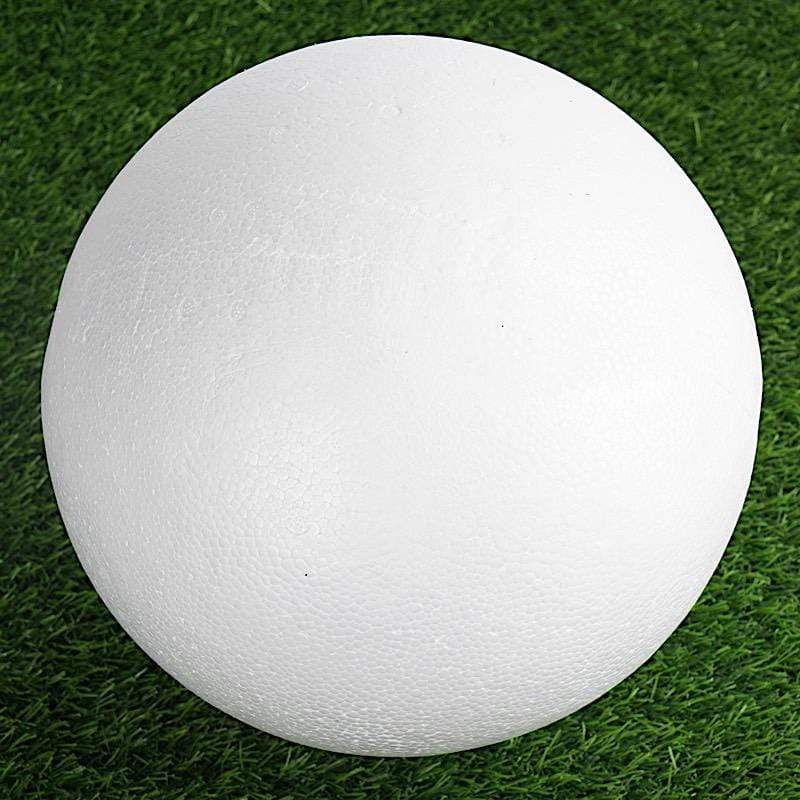 2 pcs 10" Foam Balls Crafts DIY Arts Wholesale Supplies - White FOAM_BALL_10
