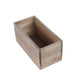 2 pcs 10" x 5" Wood Rectangular Boxes Planter Holders Centerpieces - Brown WOD_PLNT01_10X5_NAT
