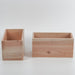2 pcs 10" x 5" Wood Rectangular Boxes Planter Holders Centerpieces WOD_PLNT01_10X5_TAN