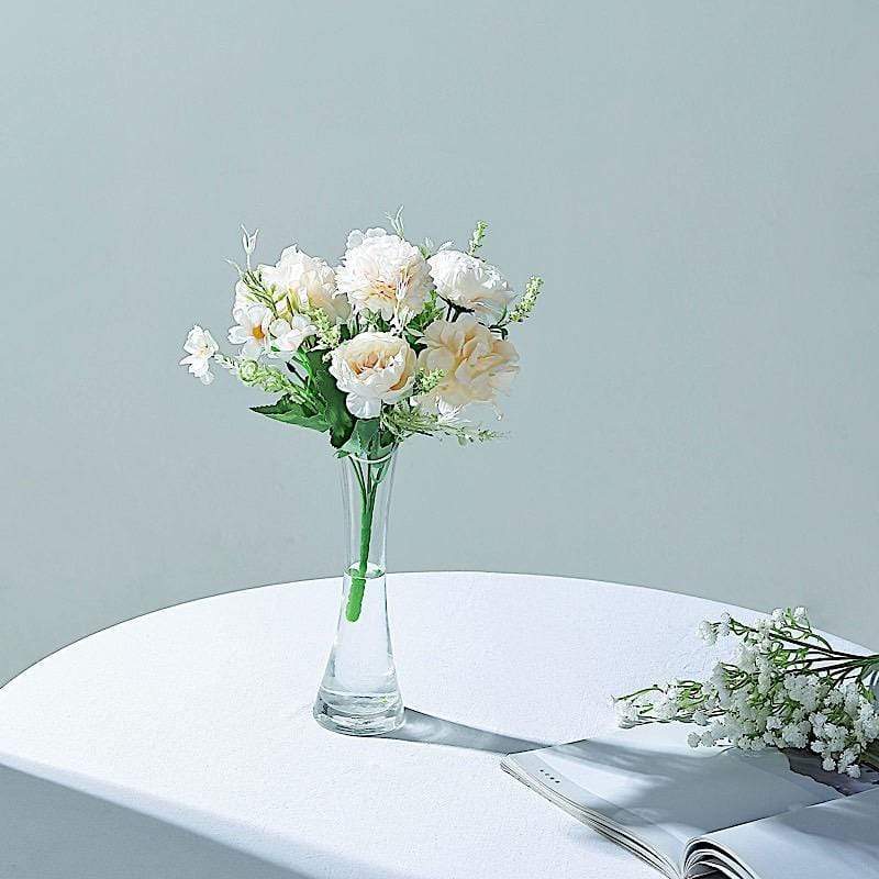 2 pcs 12" tall Assorted Silk Artificial Flowers Bouquets