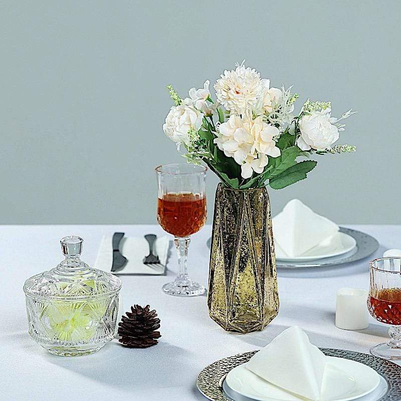 2 pcs 12" tall Assorted Silk Artificial Flowers Bouquets