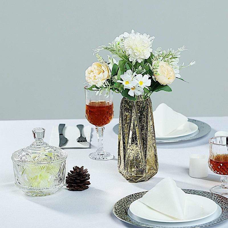 2 pcs 12" tall Assorted Silk Artificial Flowers Bouquets