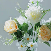 2 pcs 12" tall Assorted Silk Artificial Flowers Bouquets