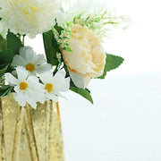 2 pcs 12" tall Assorted Silk Artificial Flowers Bouquets