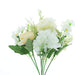2 pcs 12" tall Assorted Silk Artificial Flowers Bouquets