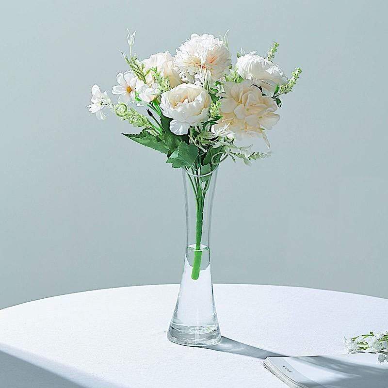 2 pcs 12" tall Assorted Silk Artificial Flowers Bouquets