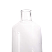 2 pcs 12" tall Tapered Neck Glass Vases Centerpieces - Clear VASE_A28_12