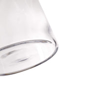 2 pcs 12" tall Tapered Neck Glass Vases Centerpieces - Clear VASE_A28_12