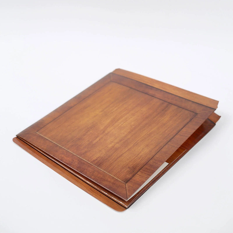 2 pcs 12" Transparent Balloon Boxes with Glittered Trim