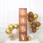 2 pcs 12" Transparent Balloon Boxes with Glittered Trim