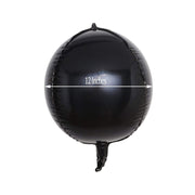 2 pcs 12" wide 4D Orbz Round Mylar Foil Balloons